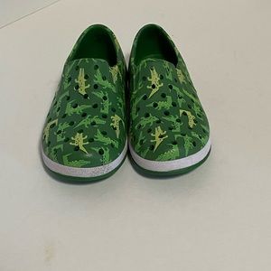 Cat and Jack Croc Design Size 8 Green Slip On